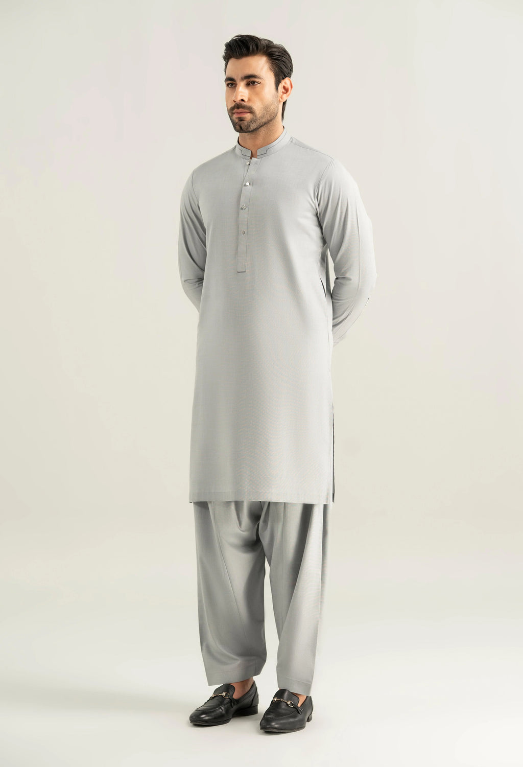 Egyptian Giza Cotton- Ice Grey