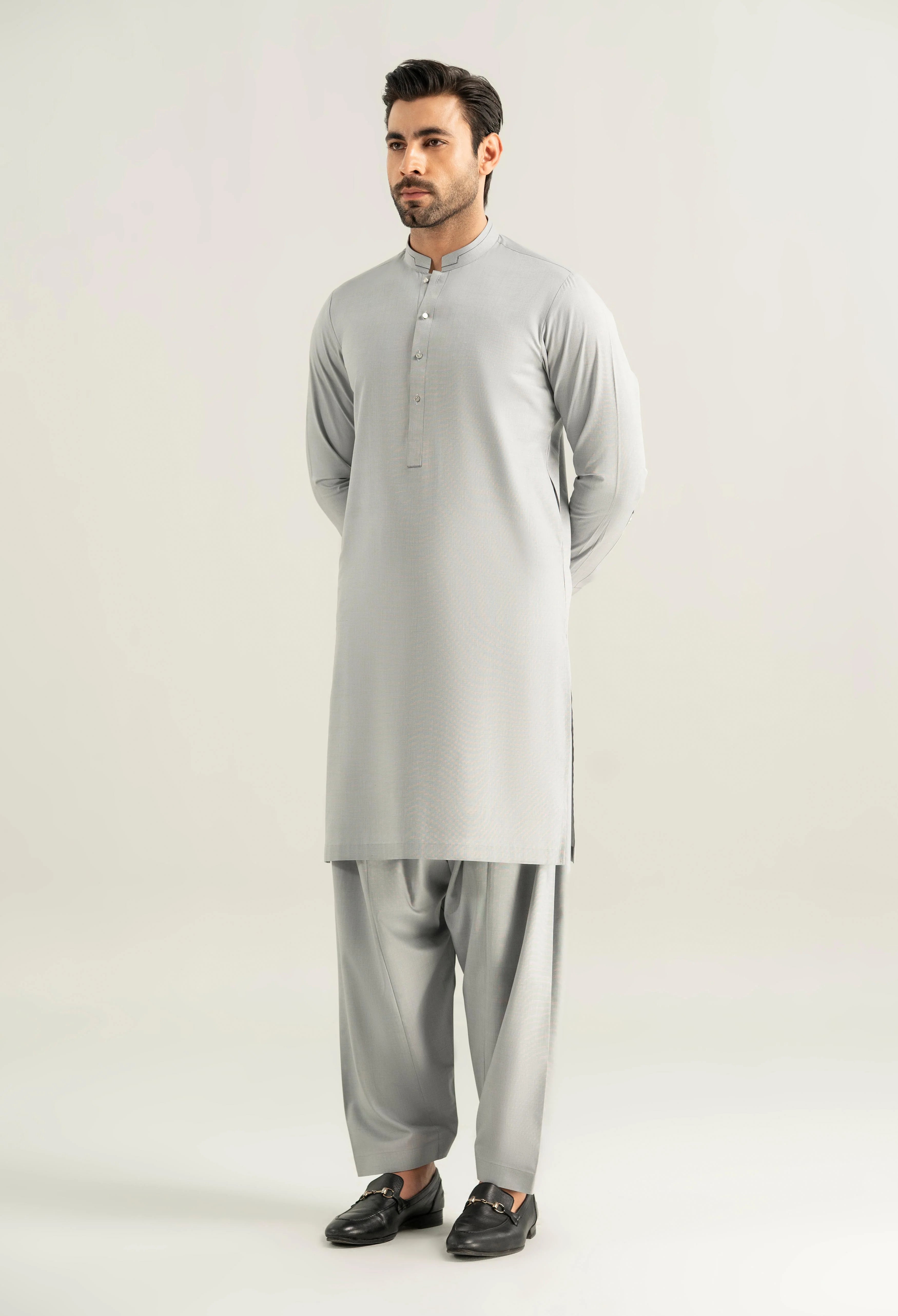 Egyptian Giza Cotton- Ice Grey
