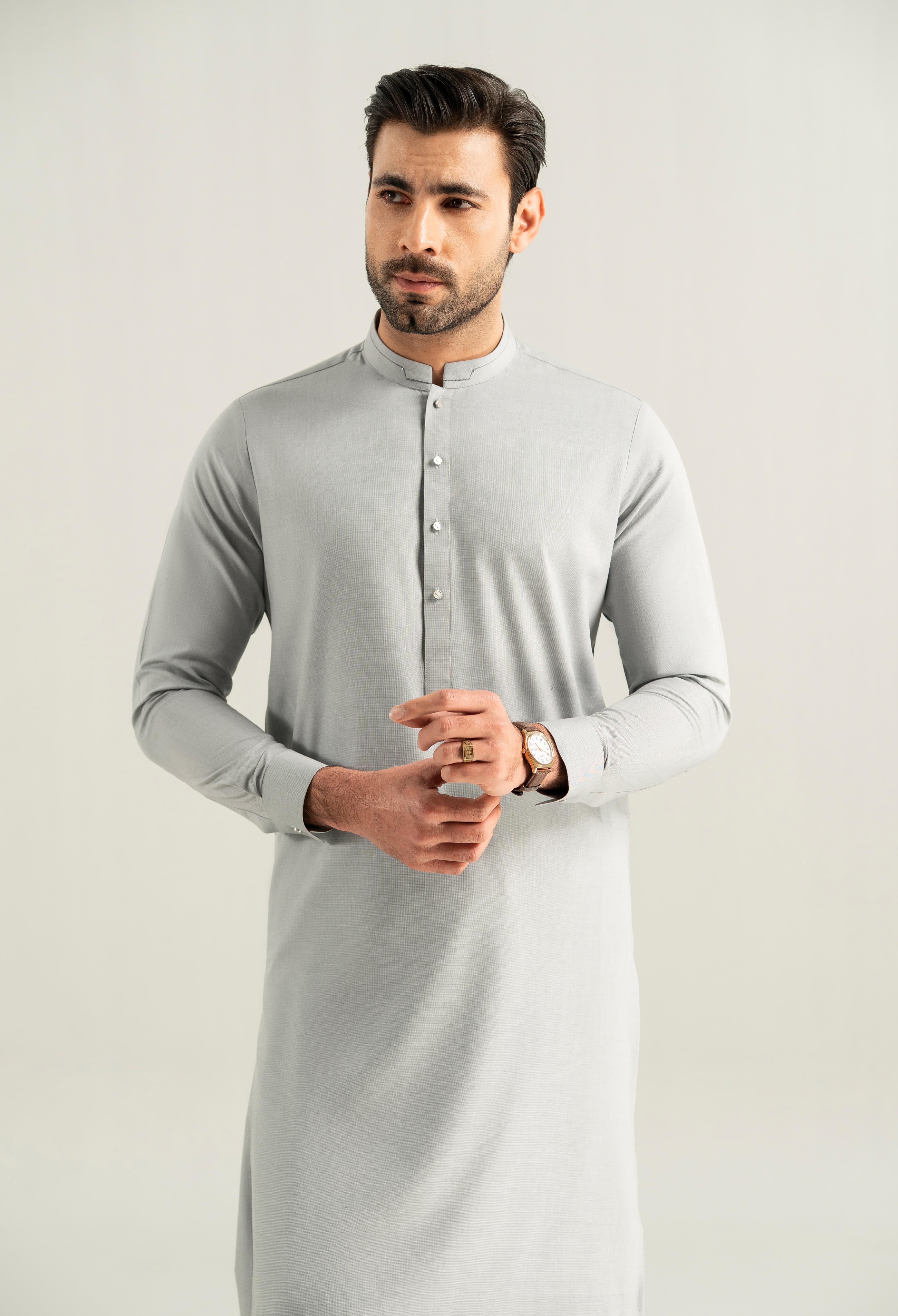 Egyptian Giza Cotton- Ice Grey