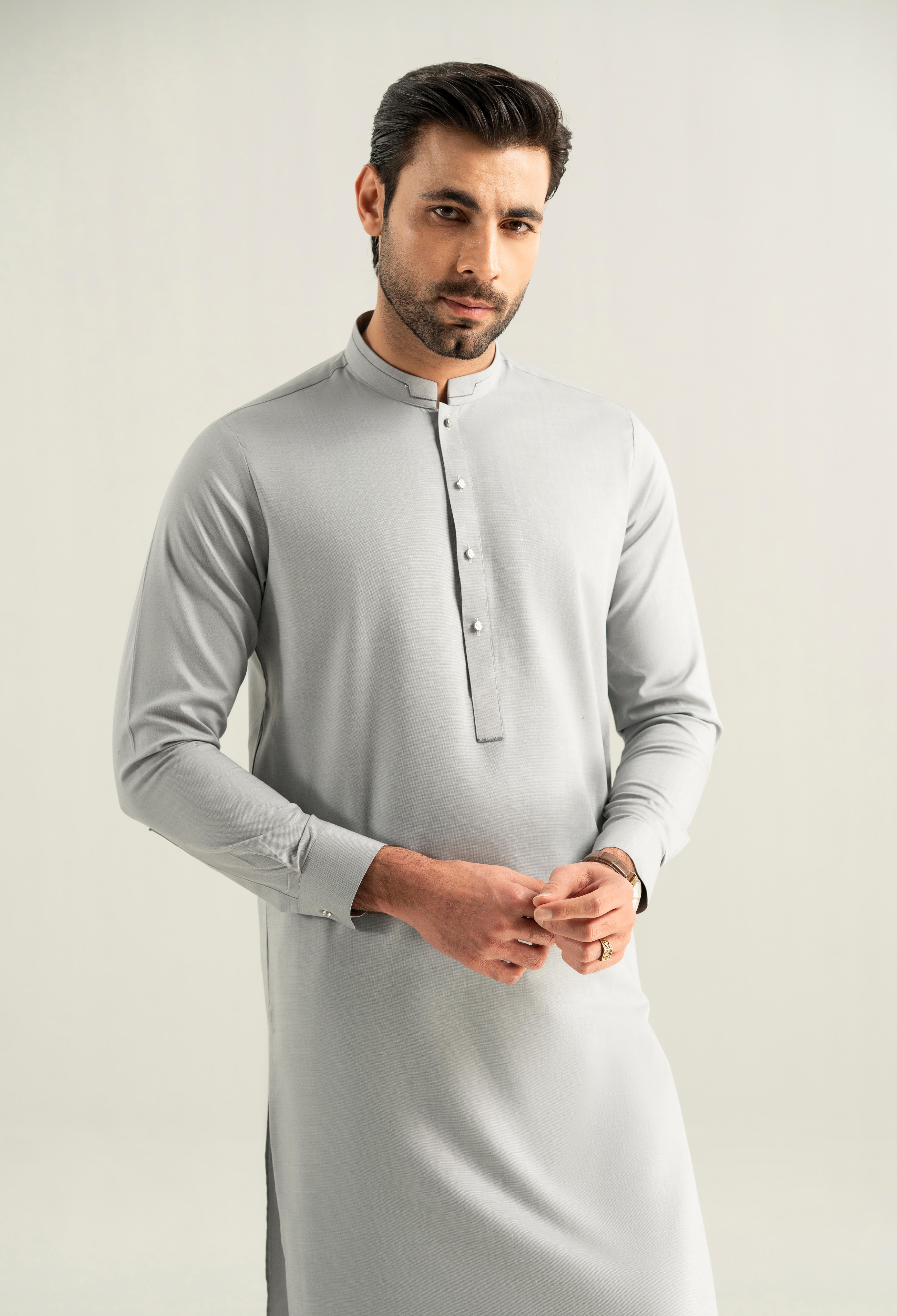 Egyptian Giza Cotton- Ice Grey