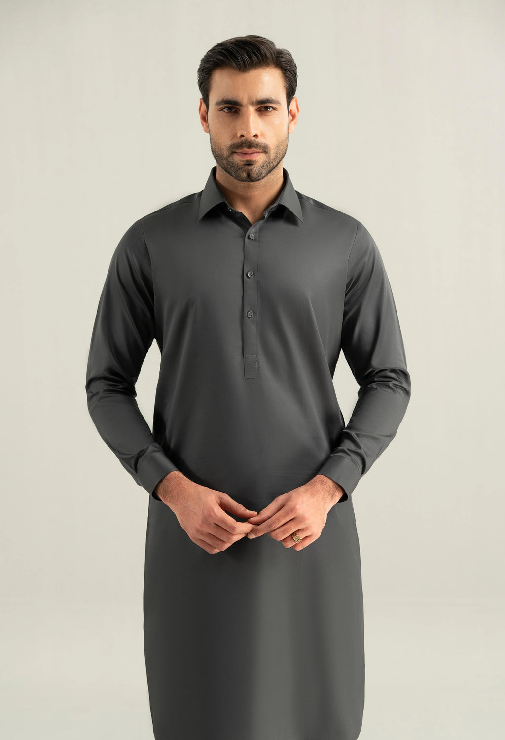 Egyptian Giza Cotton - Charcoal Grey