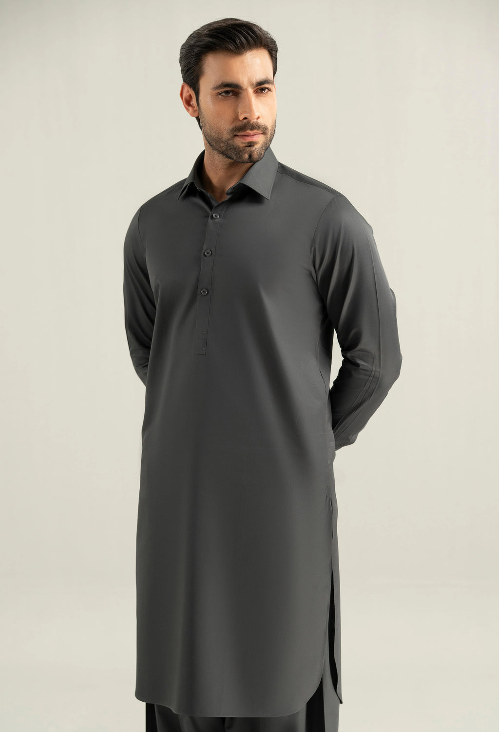 Egyptian Giza Cotton - Charcoal Grey