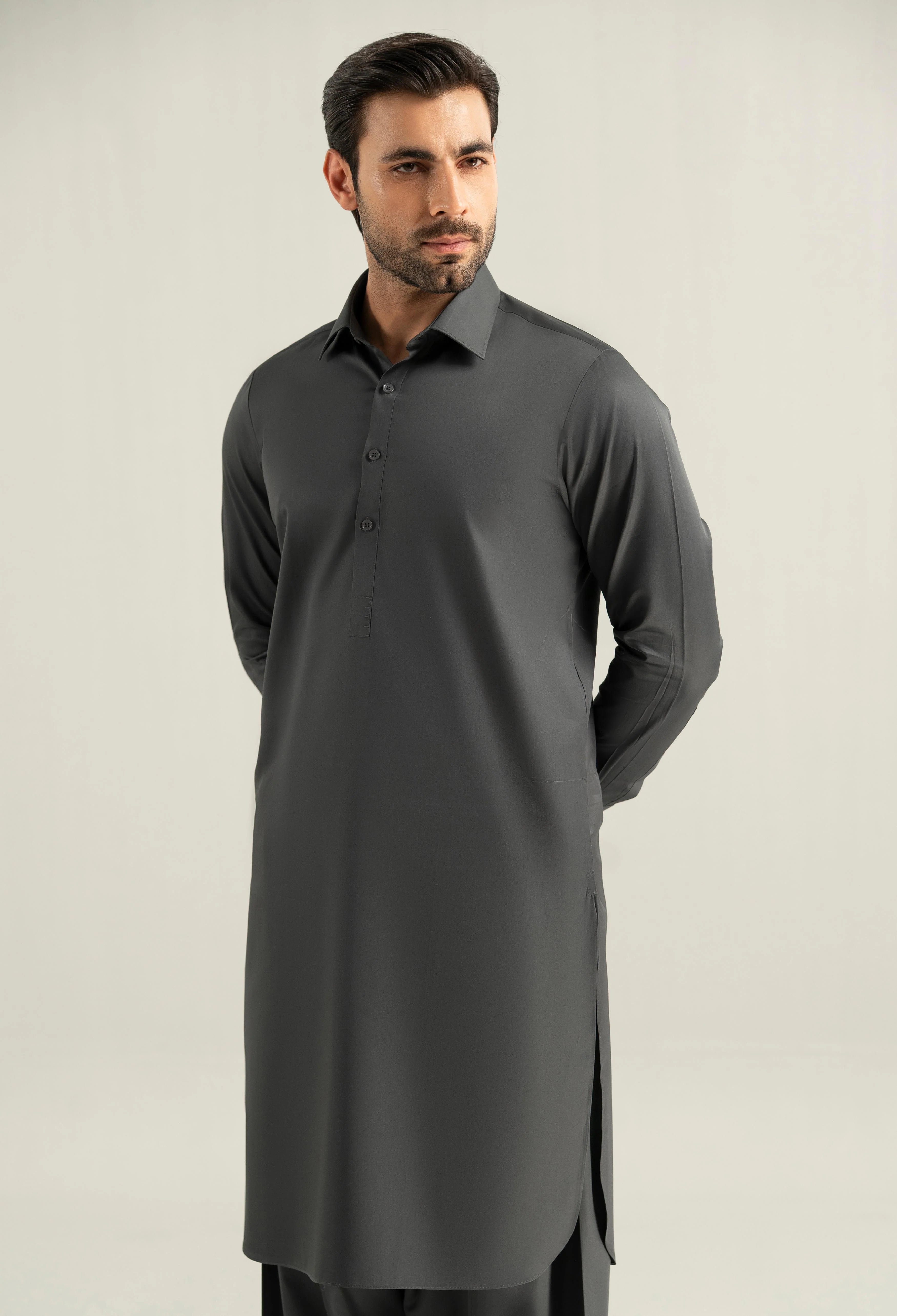 Egyptian Giza Cotton - Charcoal Grey