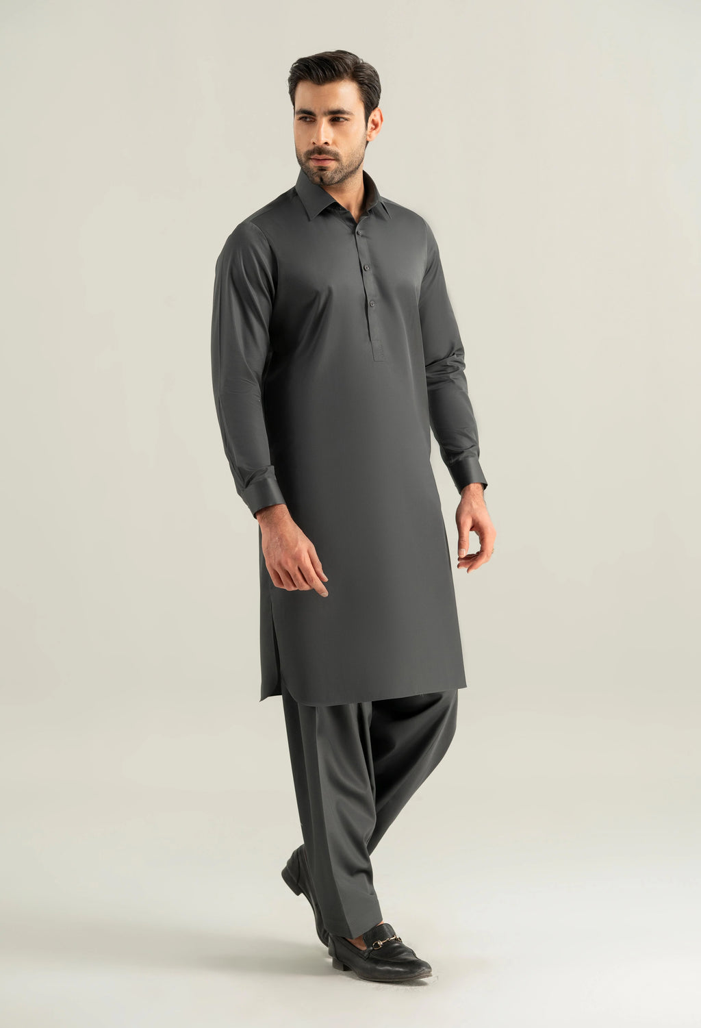 Egyptian Giza Cotton - Charcoal Grey