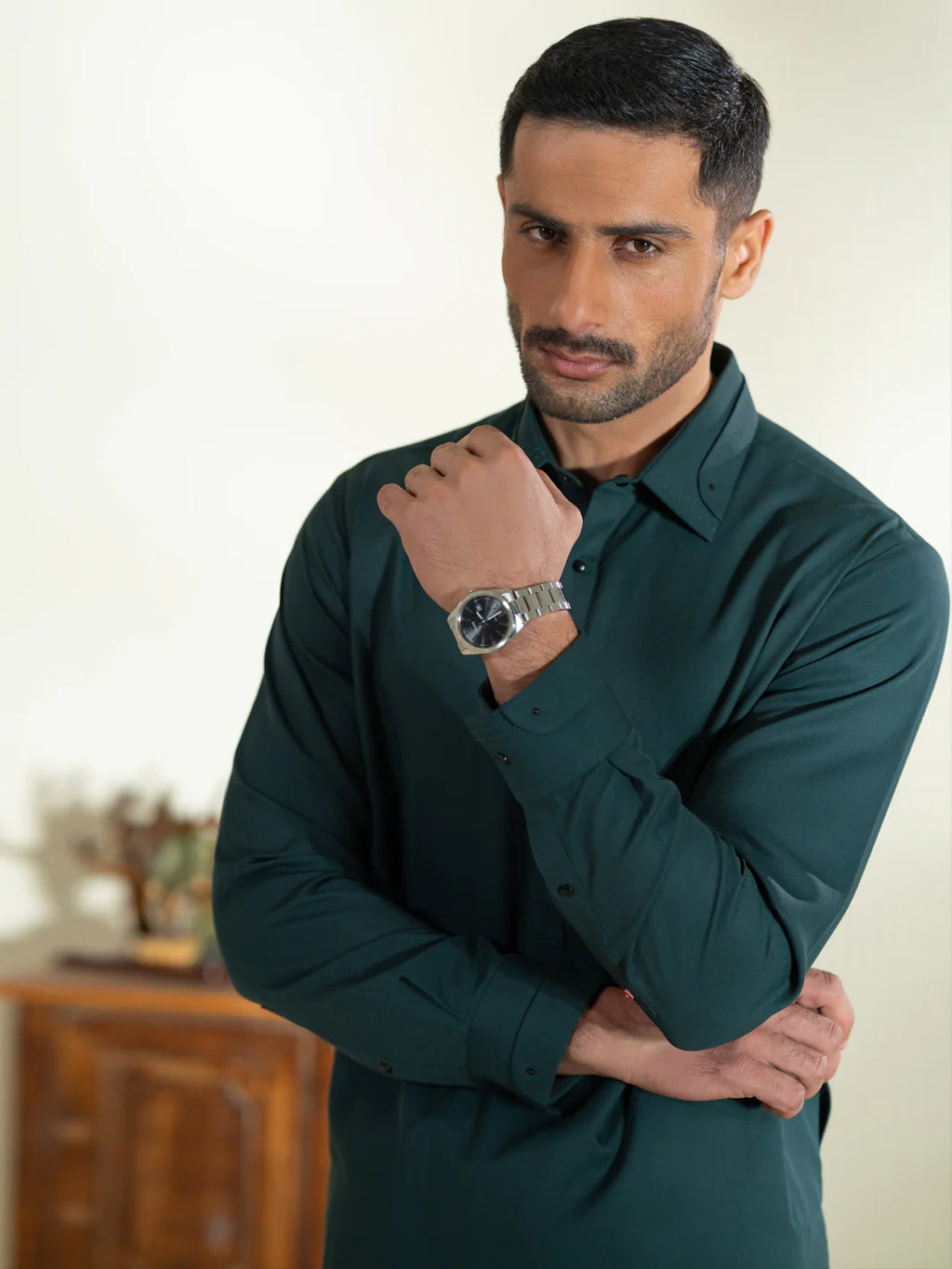 Egyptian Giza Cotton - Dark Green